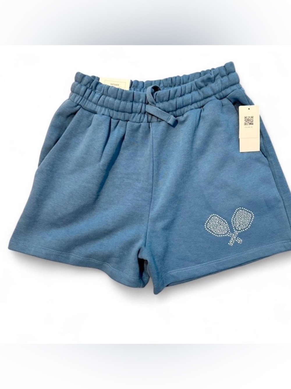 RELAXX Pickleball Studded Sweat Shorts SM New!